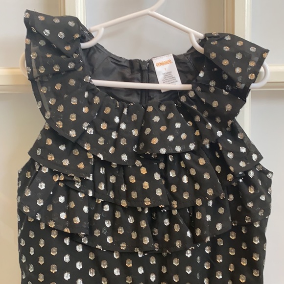 NWT Gymboree Girls size 7 black and silver dress. - Picture 3 of 4
